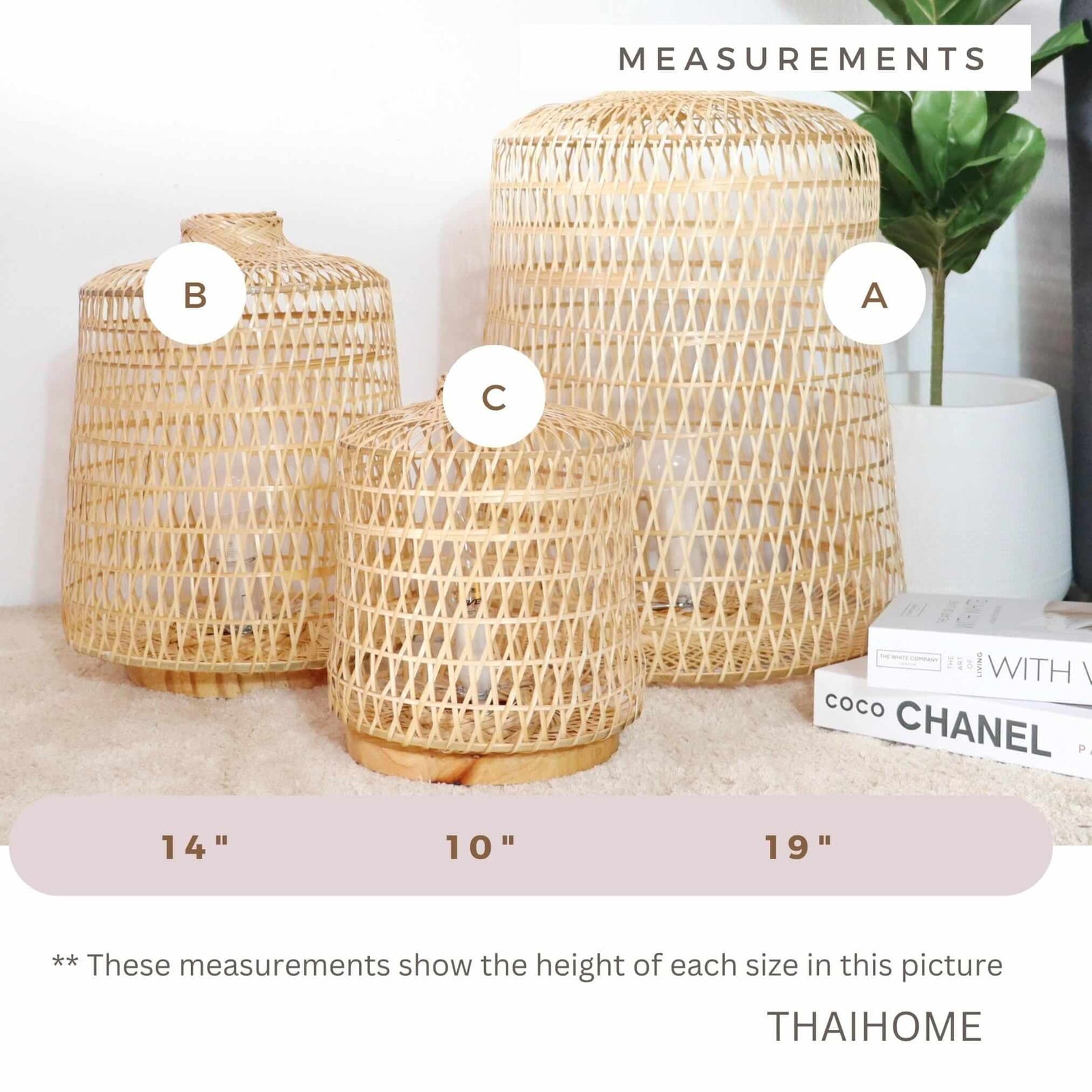 NIT CHA MON - Boho Floor Lamp (3 Sizes)