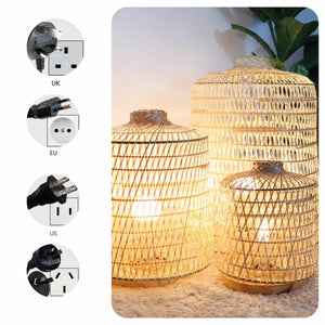 THAIHOME Lighting NIT CHA MON - Boho Floor Lamp (3 Sizes)