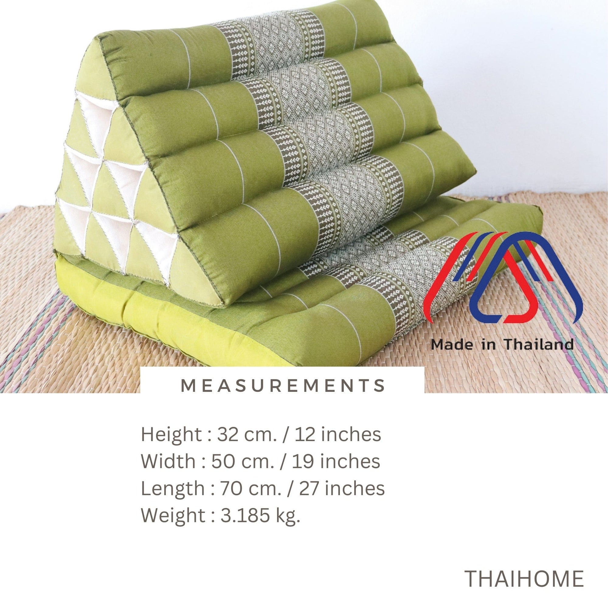 THAIHOMESHOP NAWIN - Experience 100% Authentic Thai Comfort | NAWIN Triangle Cushion