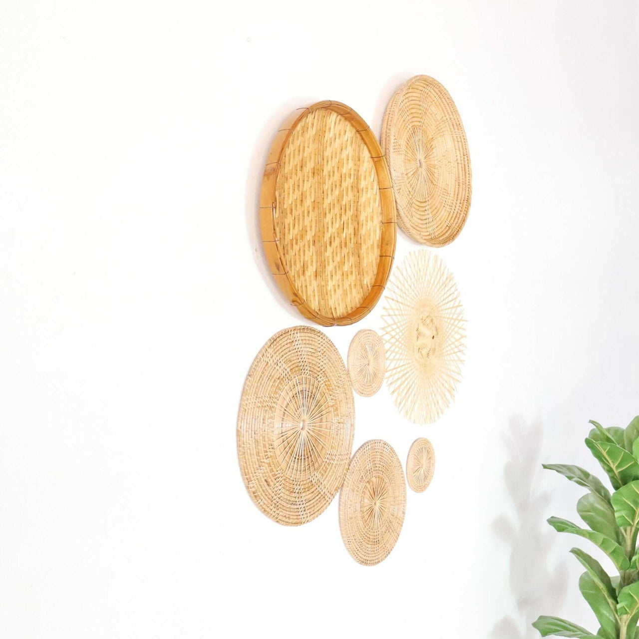 NOR RA MON - Wall Hanging Decor Set of 7