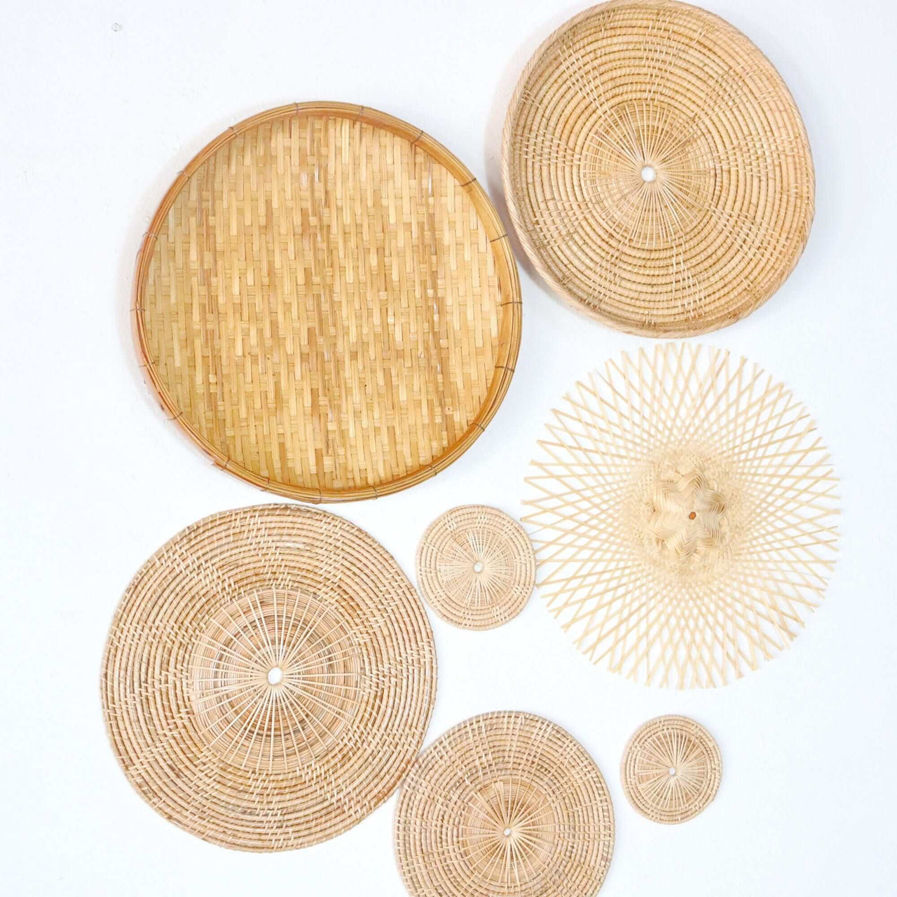 NOR RA MON - Wall Hanging Decor Set of 7