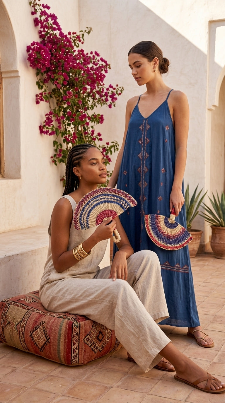 LA LA VAN – Handwoven Fan (Wall Hanging & Hand Fan)