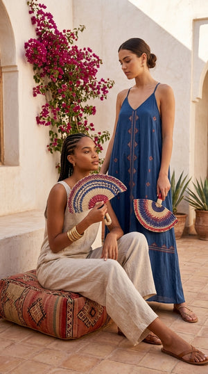 LA LA VAN – Handwoven Fan (Wall Hanging & Hand Fan)