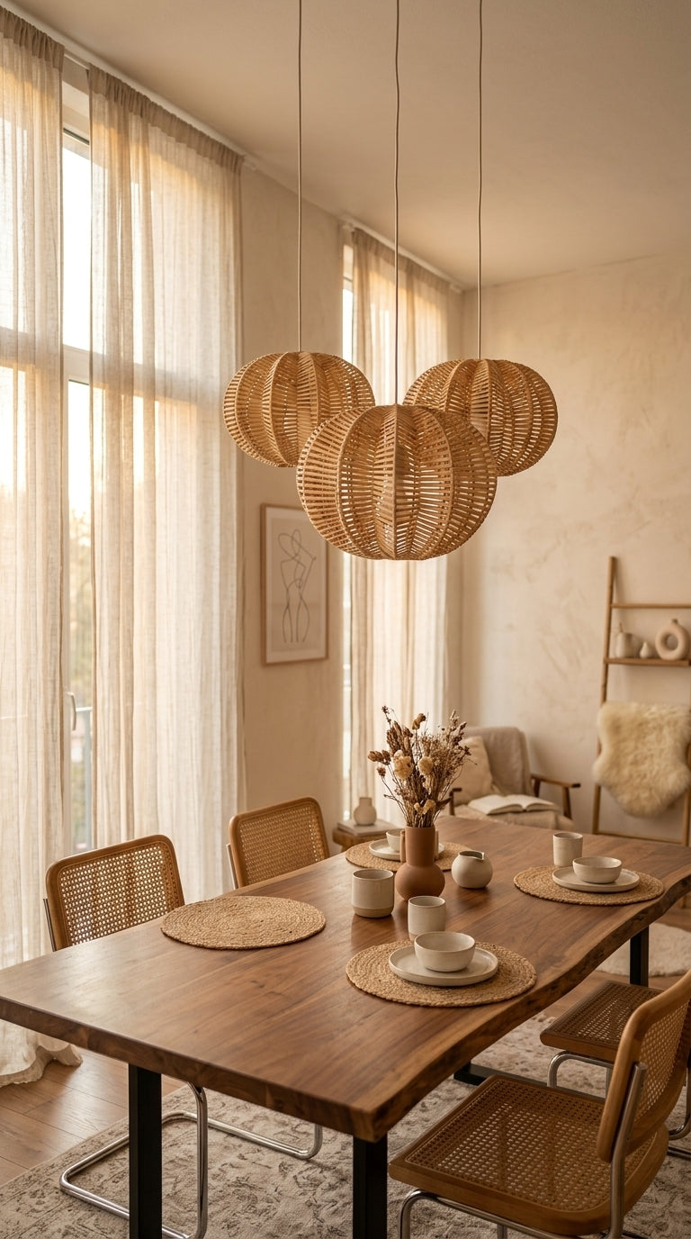 PALAVEE – Rattan Pendant Light (Star Shape)
