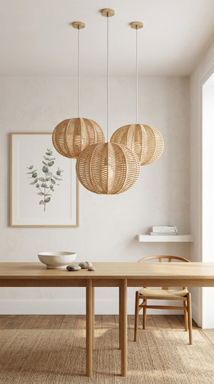PALAVEE – Rattan Pendant Light (Star Shape)