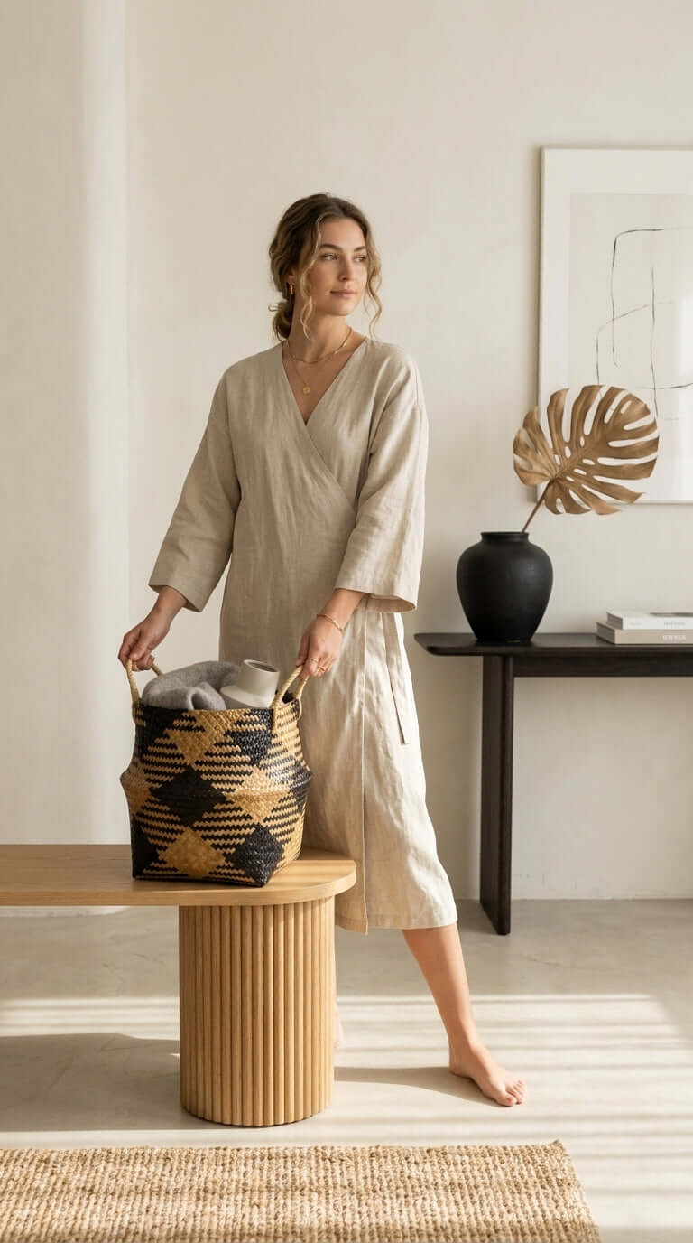 WA LAI Wicker Basket (11 Inches)