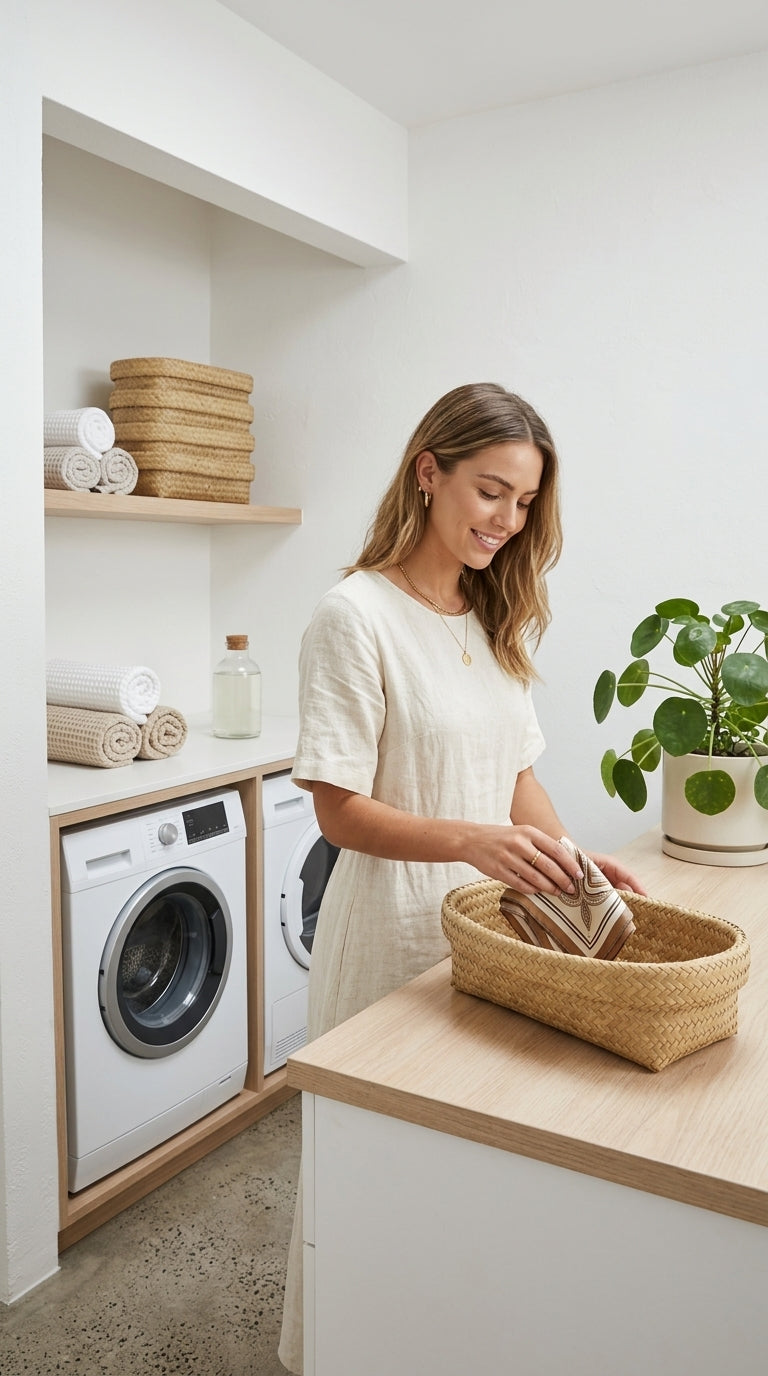 Ovale Pandanus (Krajood) Mand Set van 2 – Natuurlijke Charme voor Elke Kamer