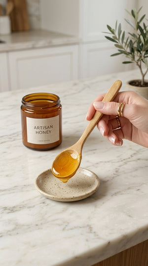 SU THI MA Wooden Honey Spoon