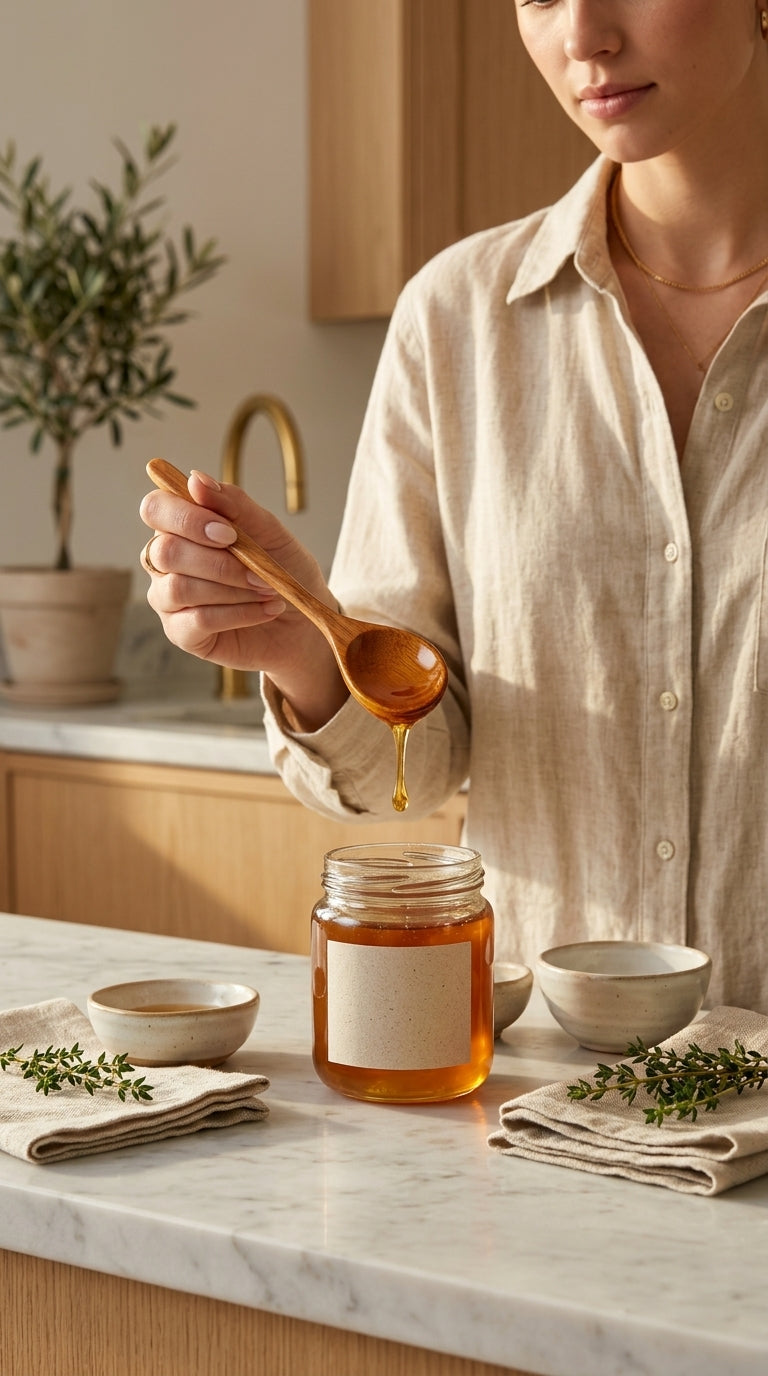 SU THI MA Wooden Honey Spoon