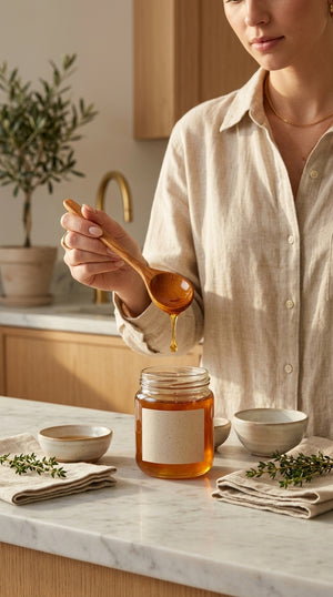 SU THI MA Wooden Honey Spoon