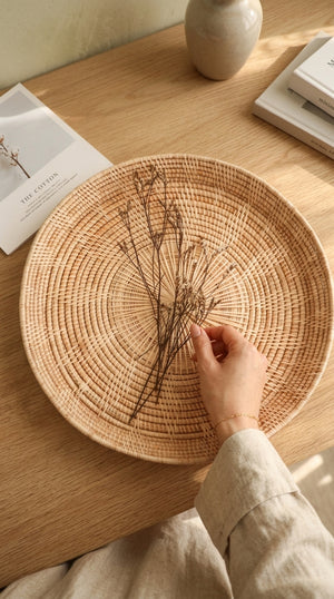 DAORUNG - Panier en rotin