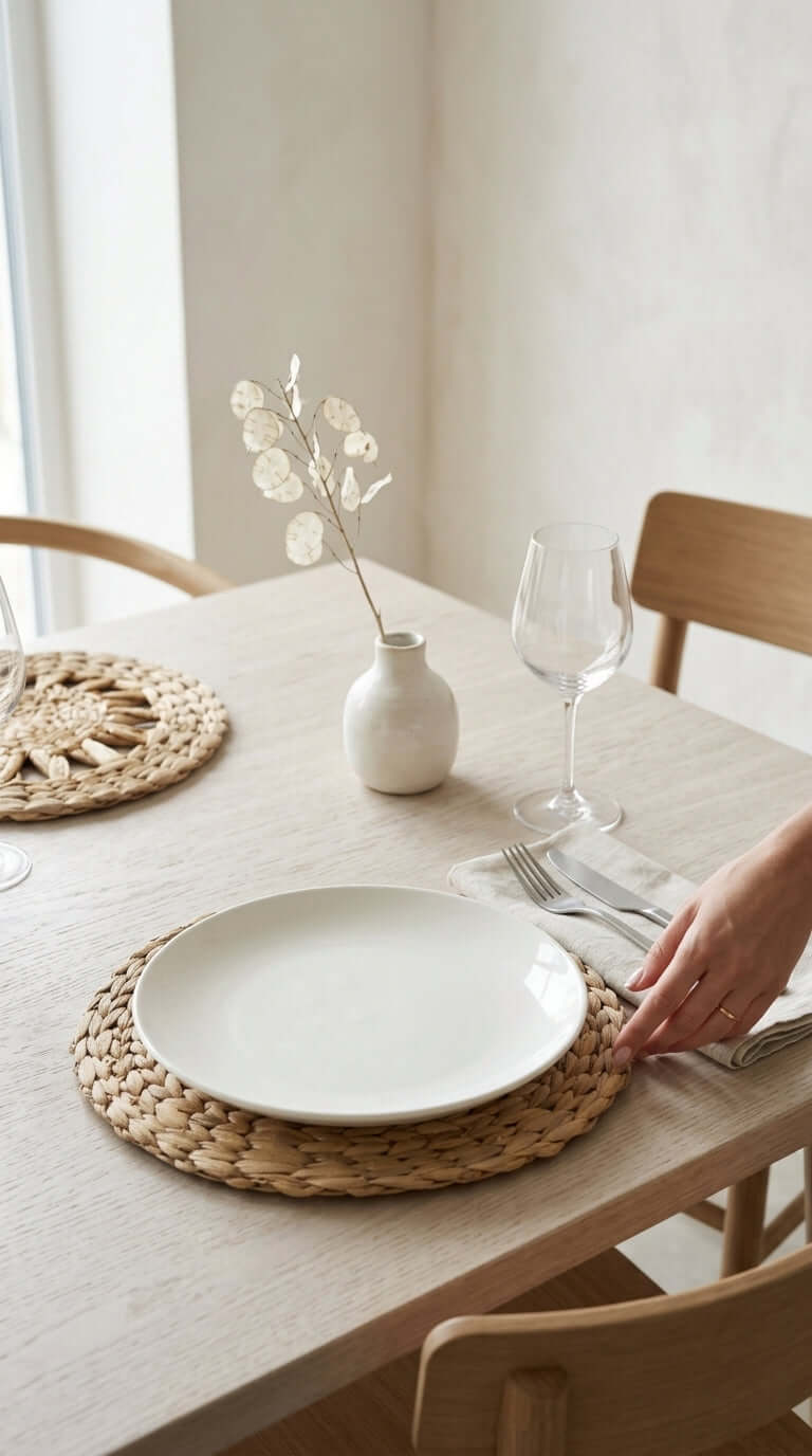 YA NI SA - Water Hyacinth Boho Placemats