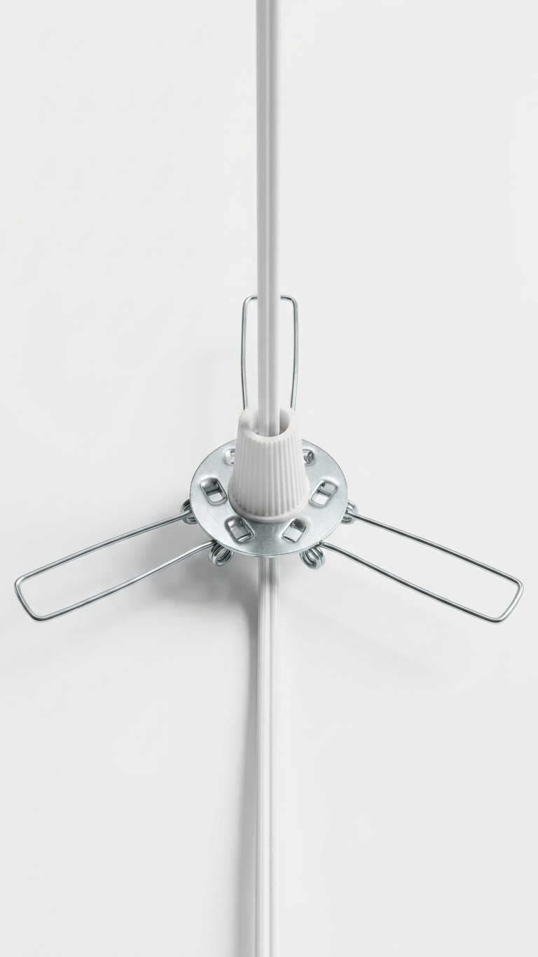 Metal Lampshade Bracket with Cord Grip | Pendant Light Shade Holder