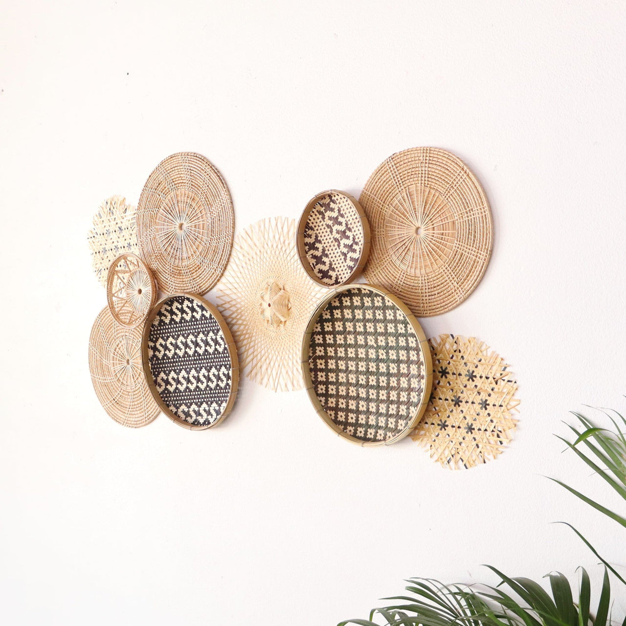 PU YI SA - Bamboo and Rattan Wall Art Décor