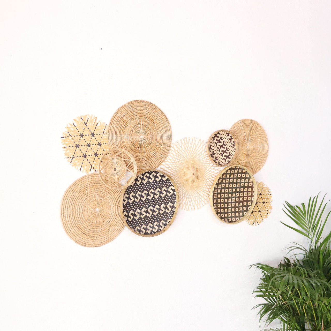 PU YI SA - Bamboo and Rattan Wall Art Décor
