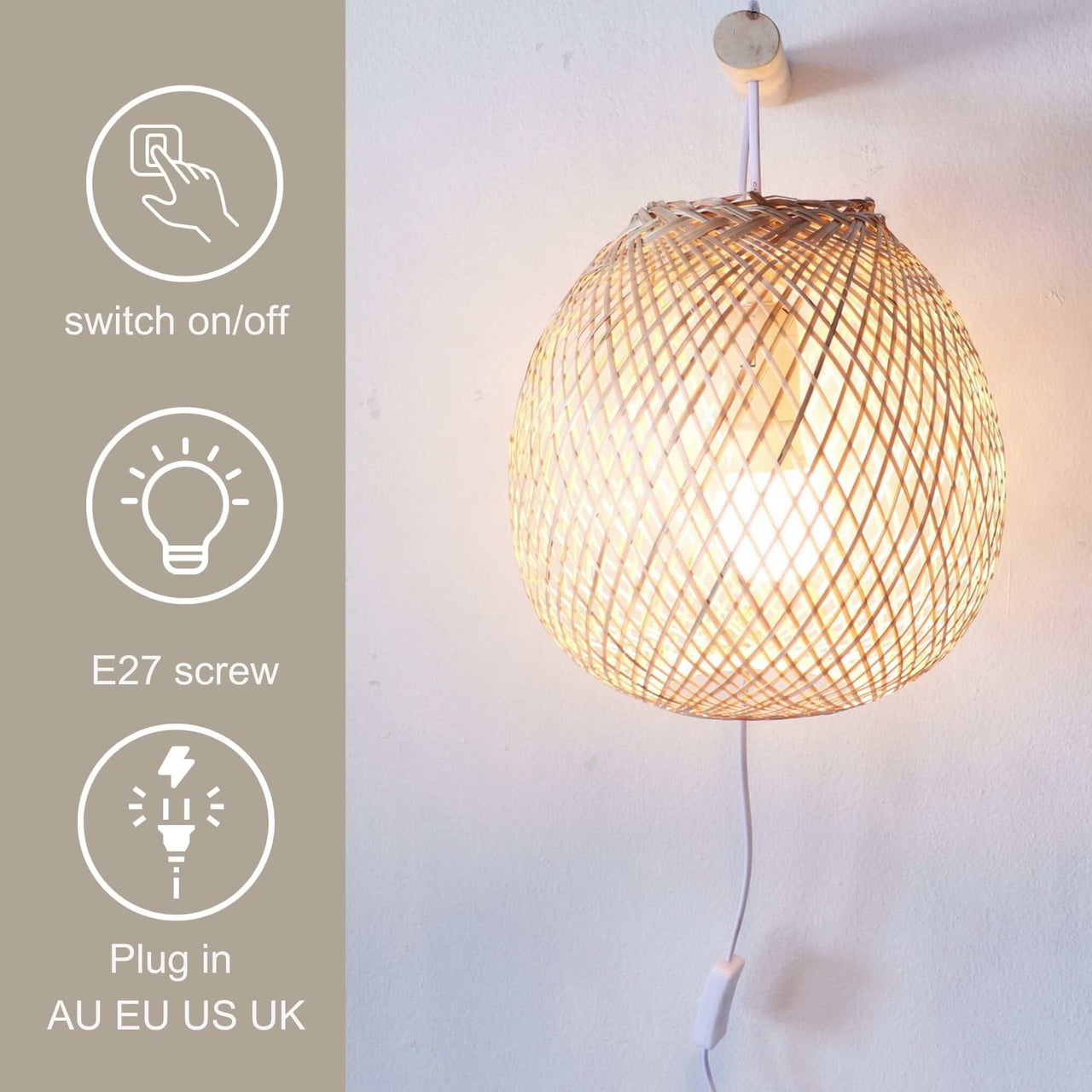 A REE - Boho Wall Sconce (3 Sizes)