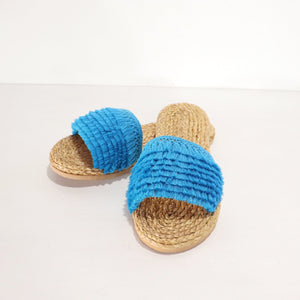 THAIHOME Shoes MA NI DA - Straw shoe (Ocean blue)