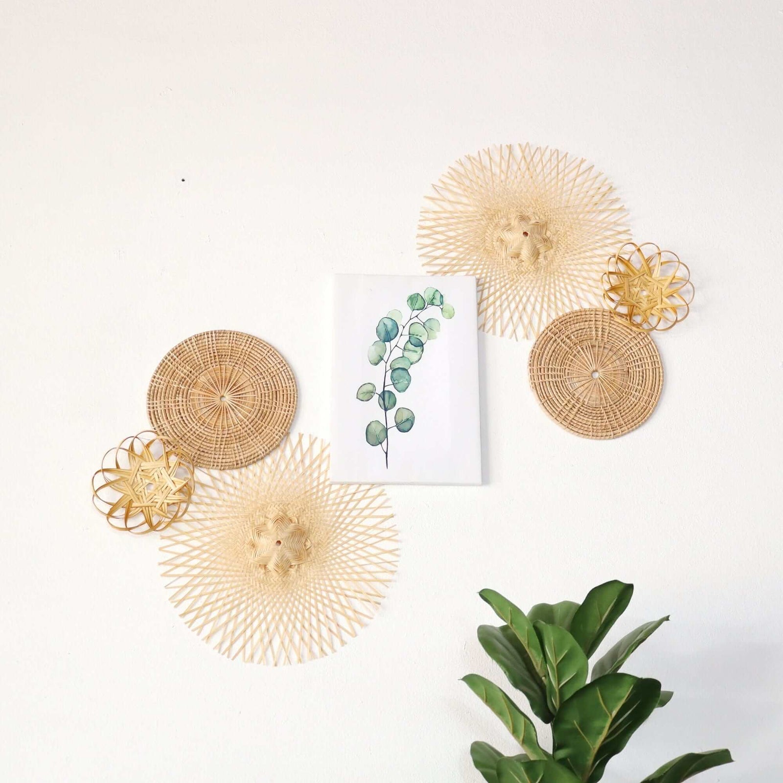 ING FAH - Wall Hanging Art Decor Set