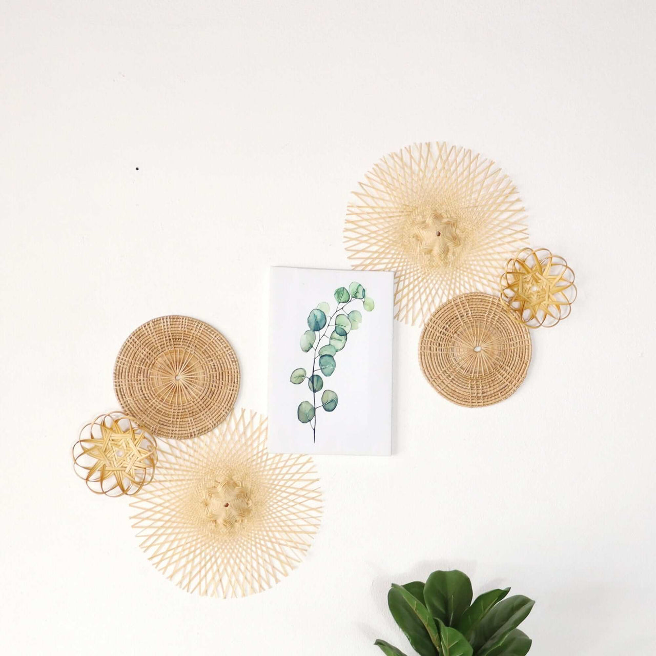 ING FAH - Wall Hanging Art Decor Set