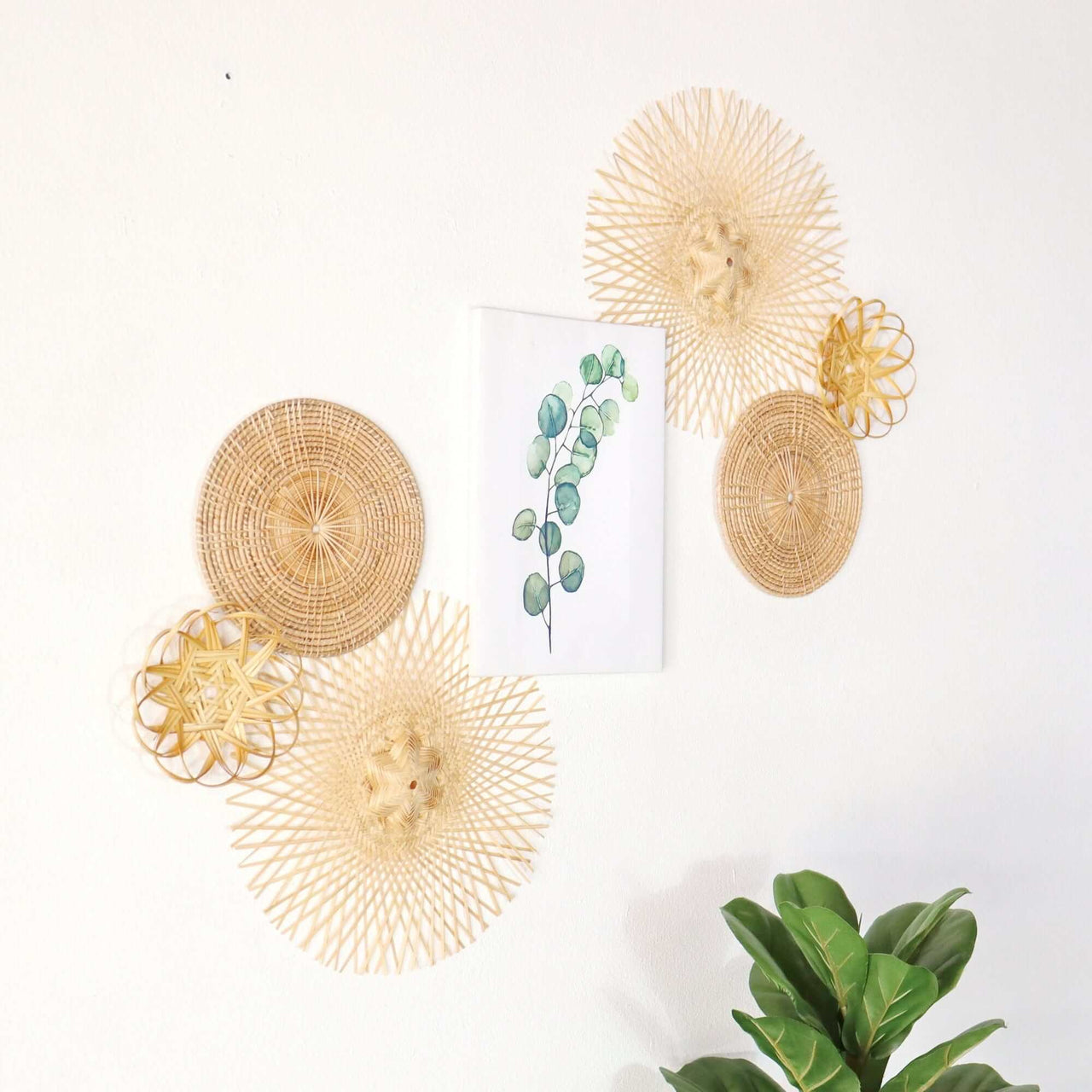 ING FAH - Wall Hanging Art Decor Set