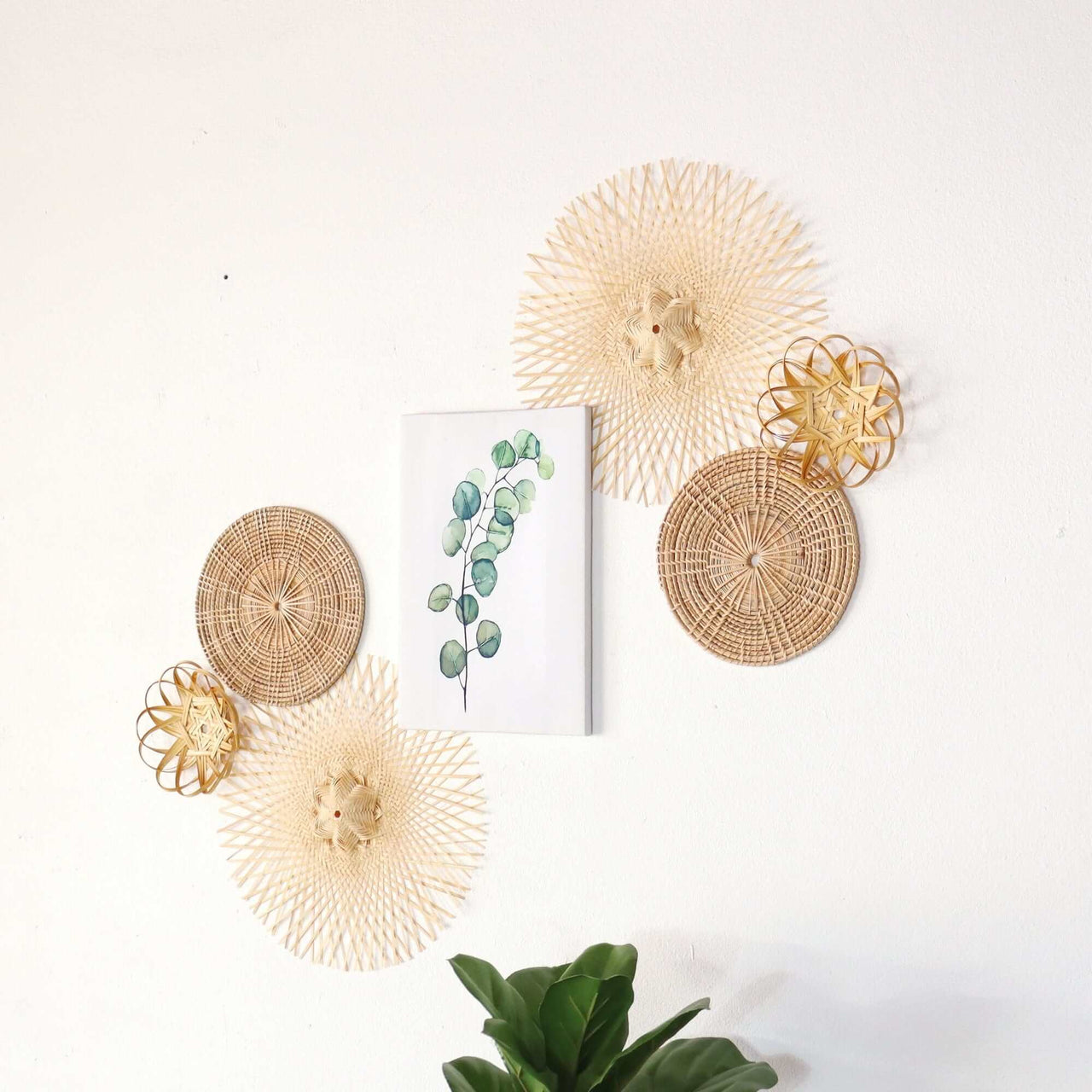 ING FAH - Wall Hanging Art Decor Set