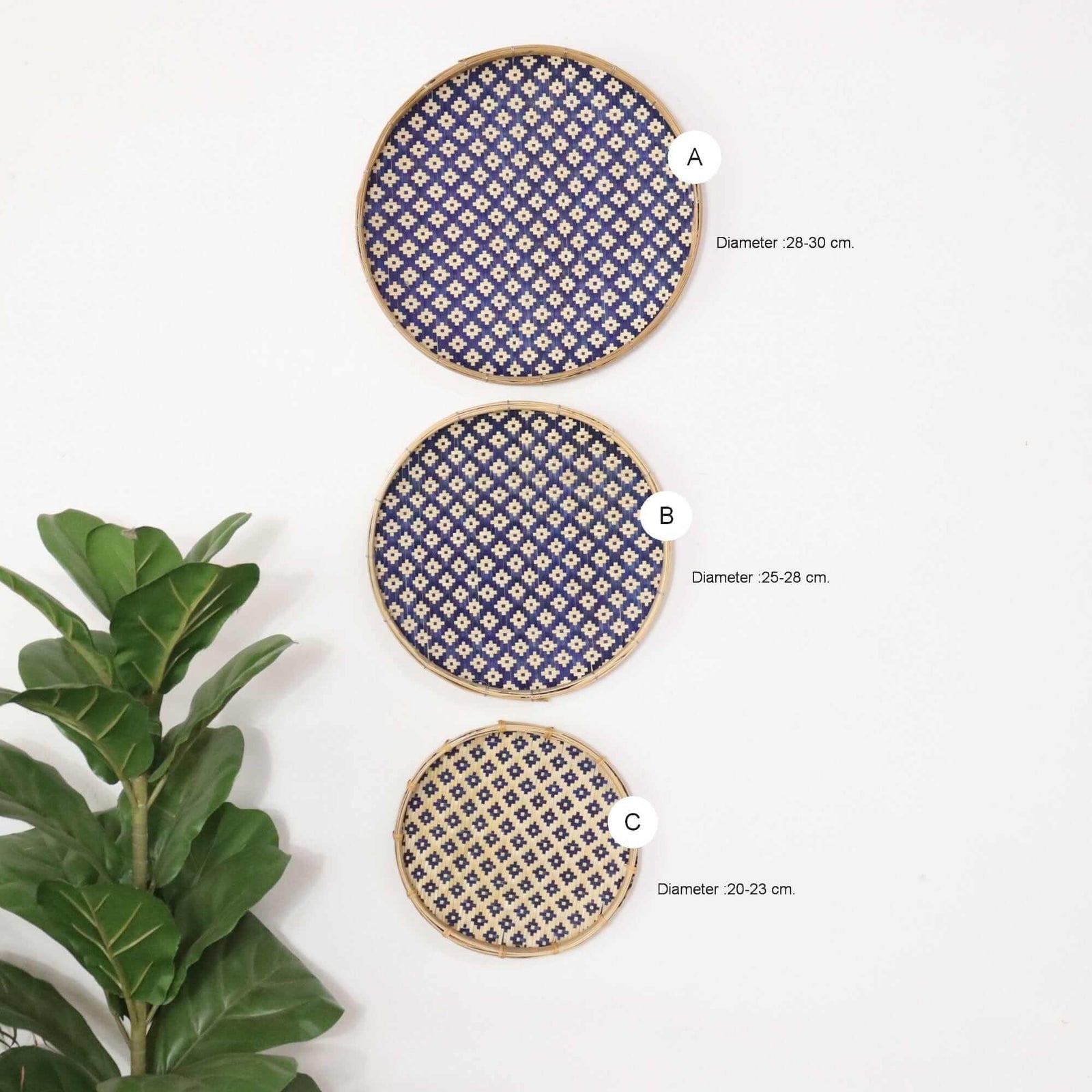 KAT TA YA - Wall Hanging Art Decor Set of 3