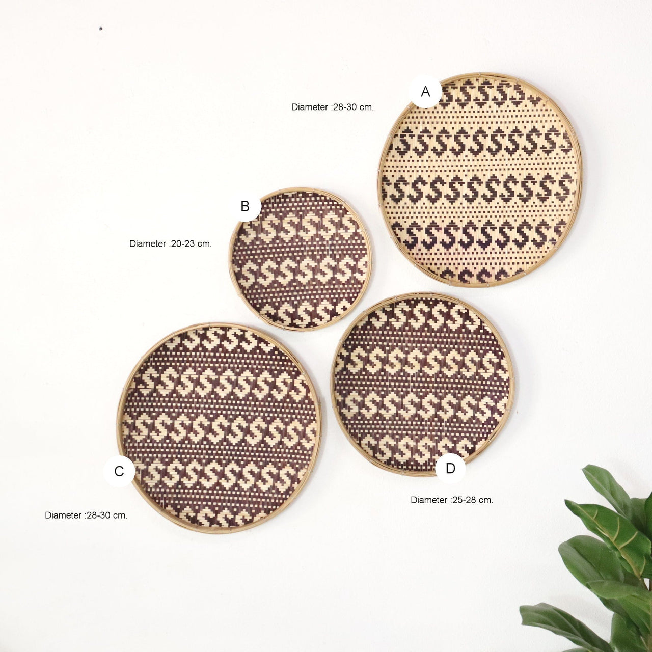 SI REE - Wall Hanging Art Décor Set of 4