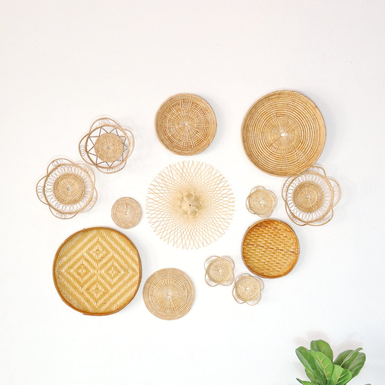 TI SA TA - Wall Hanging Décor Set of 13