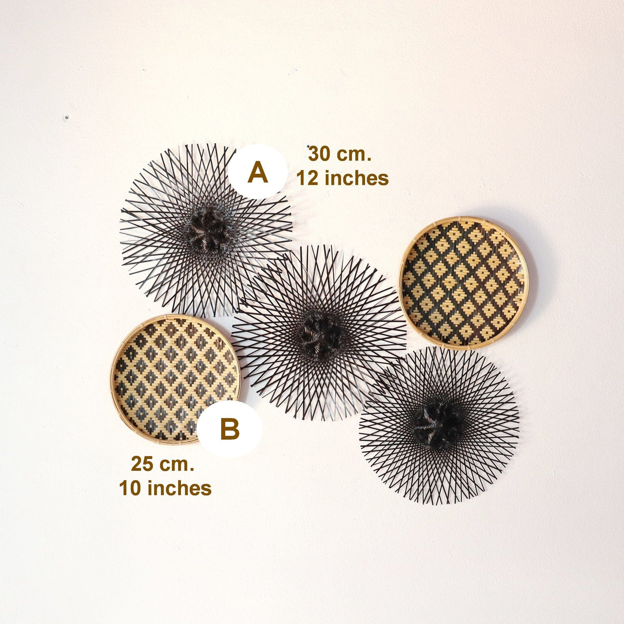 TI TA MON- Wall Hanging Décor Set of 5