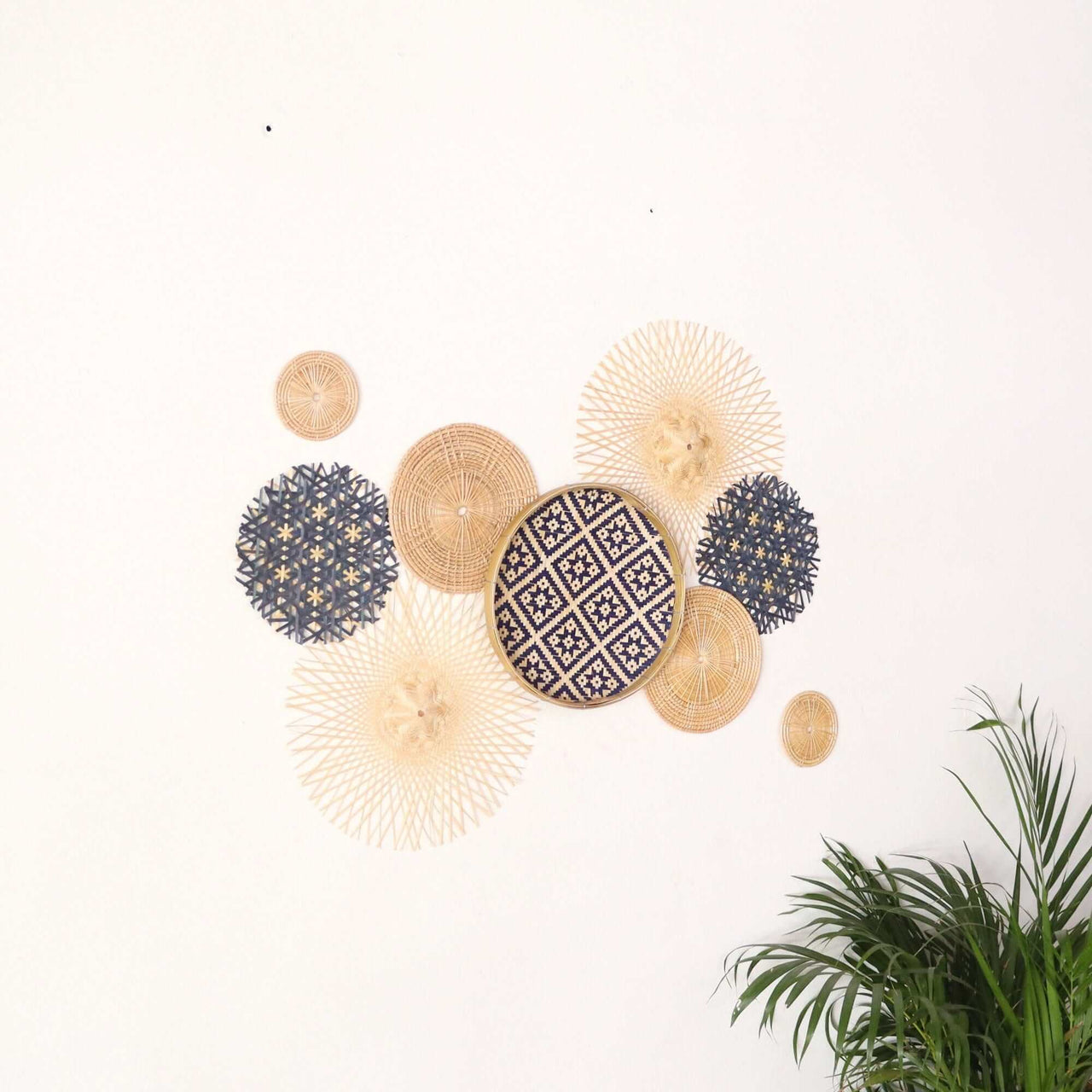CHA MA - Wall Hanging Décor Set of 9