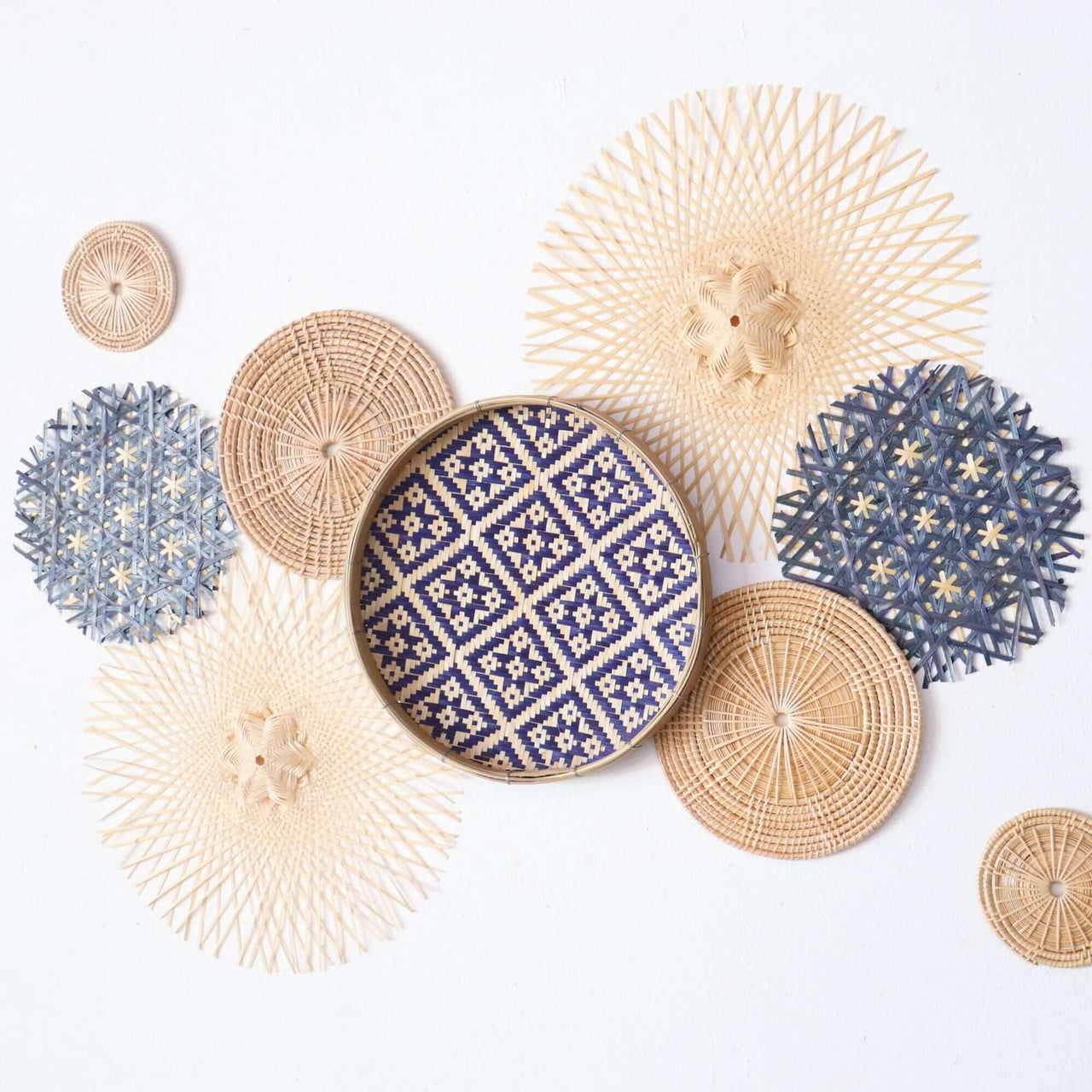 CHA MA - Wall Hanging Décor Set of 9