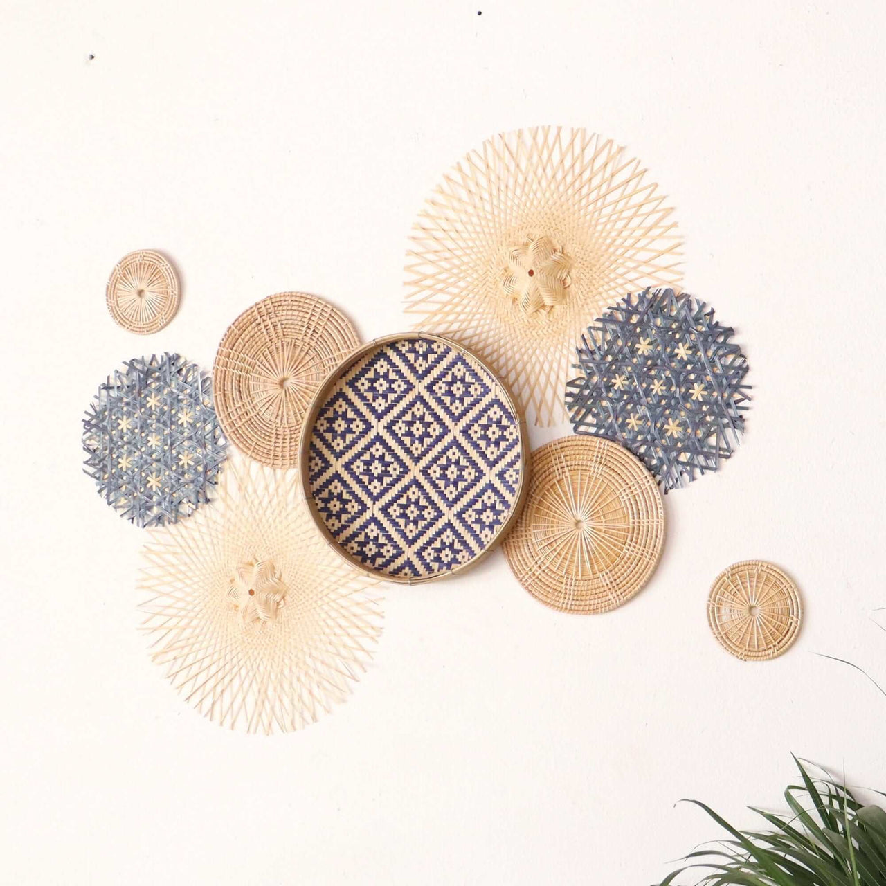 CHA MA - Wall Hanging Décor Set of 9