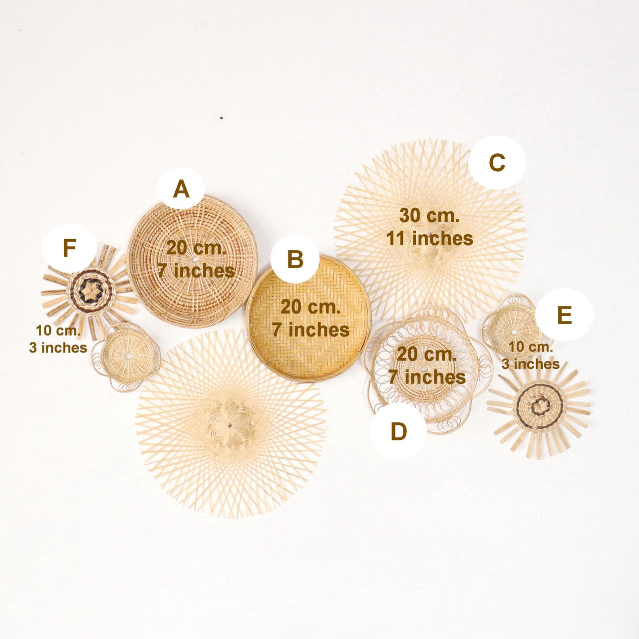 YO SI TA - Wall Hanging Décor set of 9