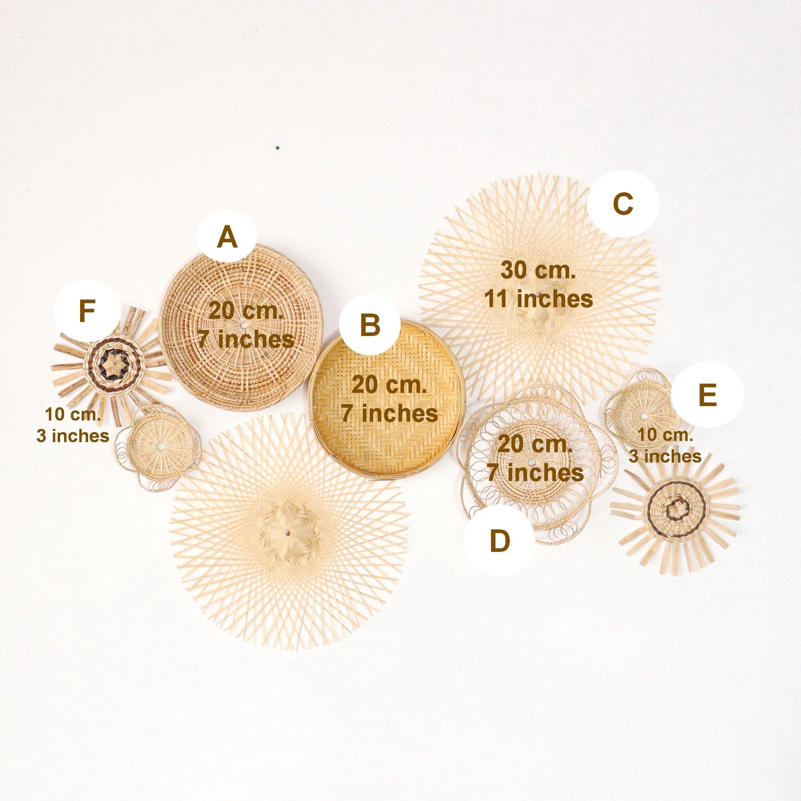 YO SI TA - Wall Hanging Décor set of 9