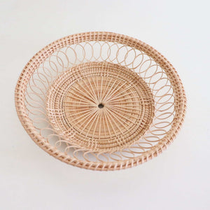 Navinda - Round rattan basket