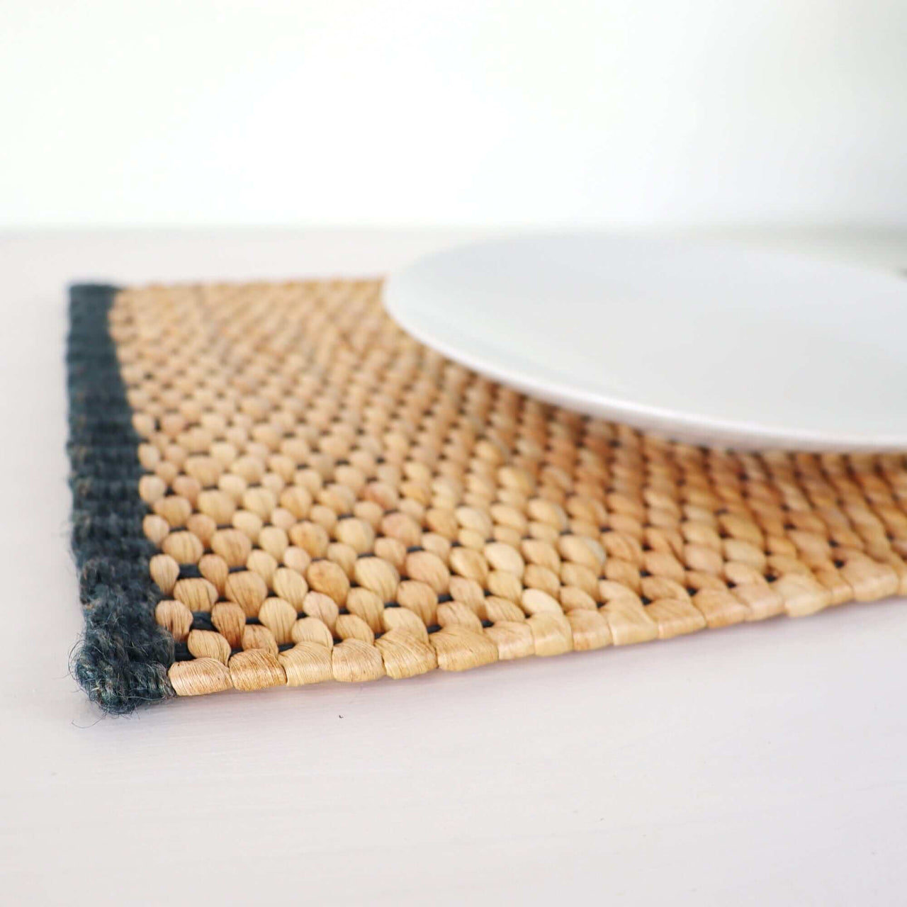 RA SI TA - Woven Boho Placemats (Dark Blue)