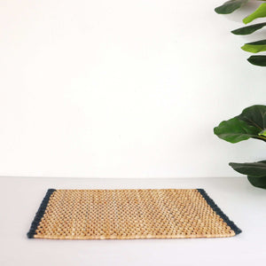 RA SI TA - Woven Boho Placemats (Dark Blue)