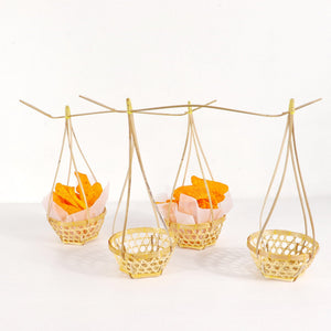 VI MON- Set of 5 Bamboo baskets