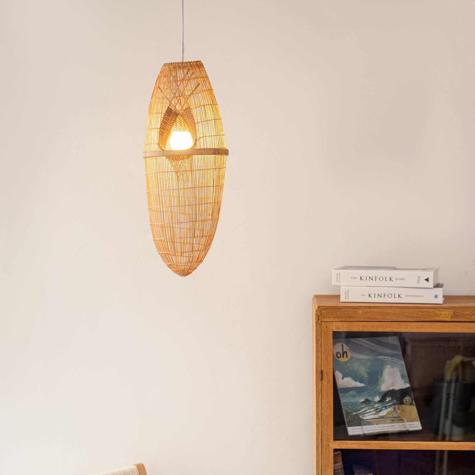 NA WI BOON - Bamboo Pendant Light (19 -20 Inches)