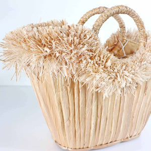 THAIHOME BAGS Alice - Straw Basket Bag