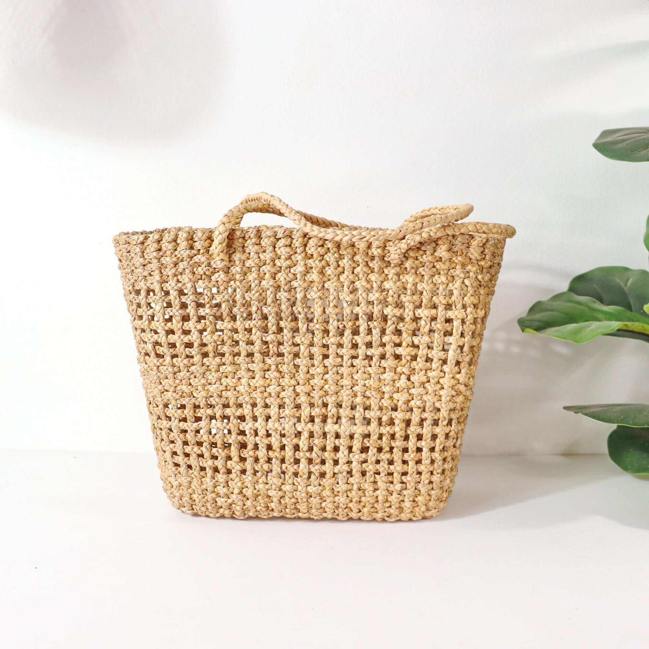 ALINDA - Straw French Basket Bag
