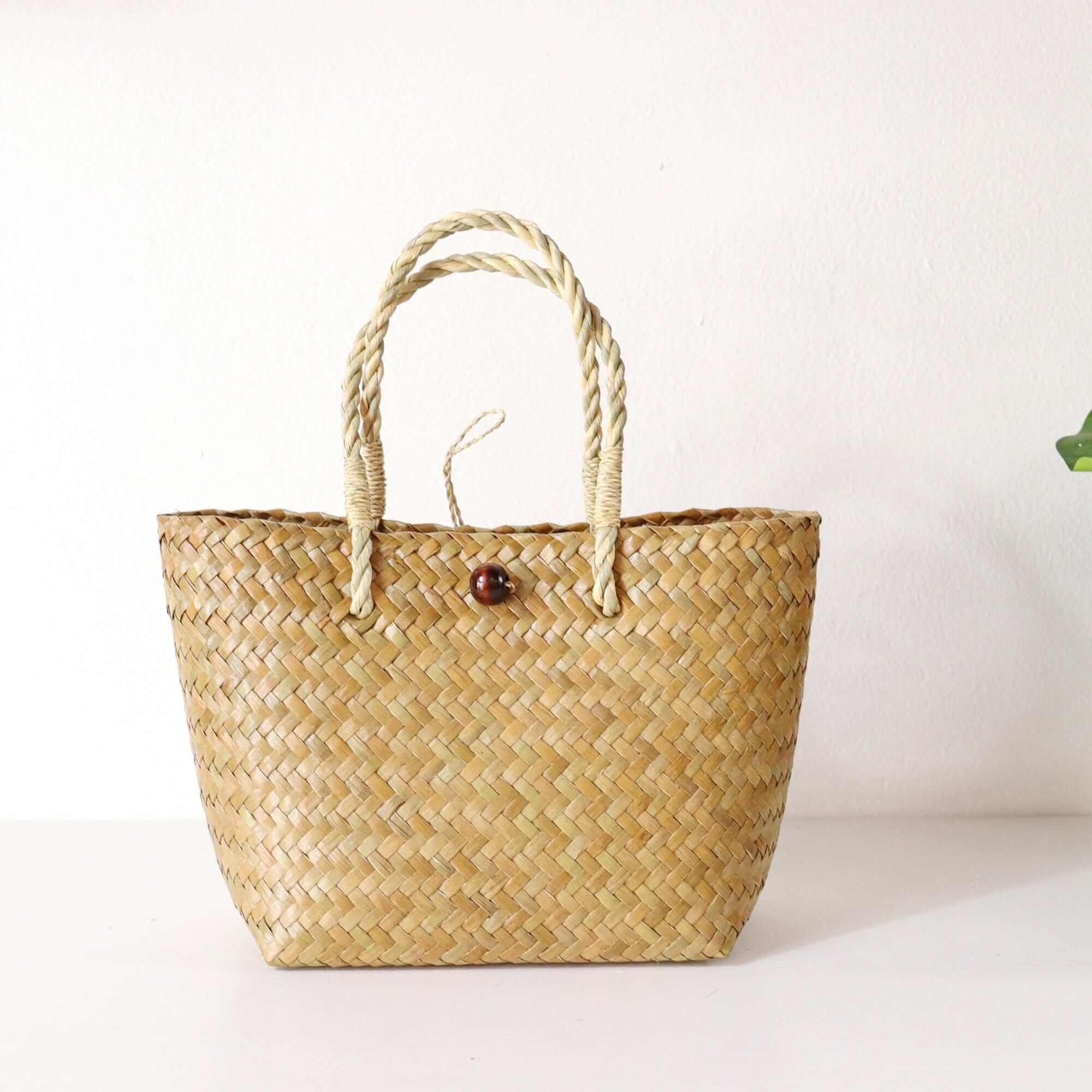 THAIHOME BAGS AMARA - Straw Basket Bag