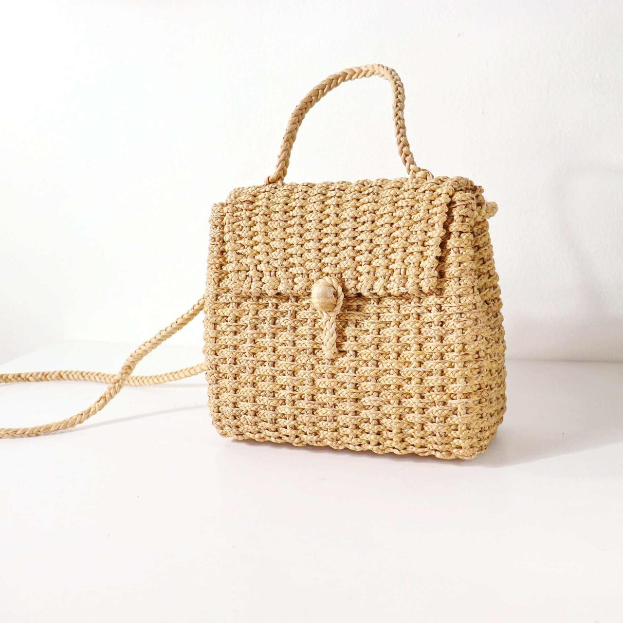 ANIKA- Straw Cross Body Bag