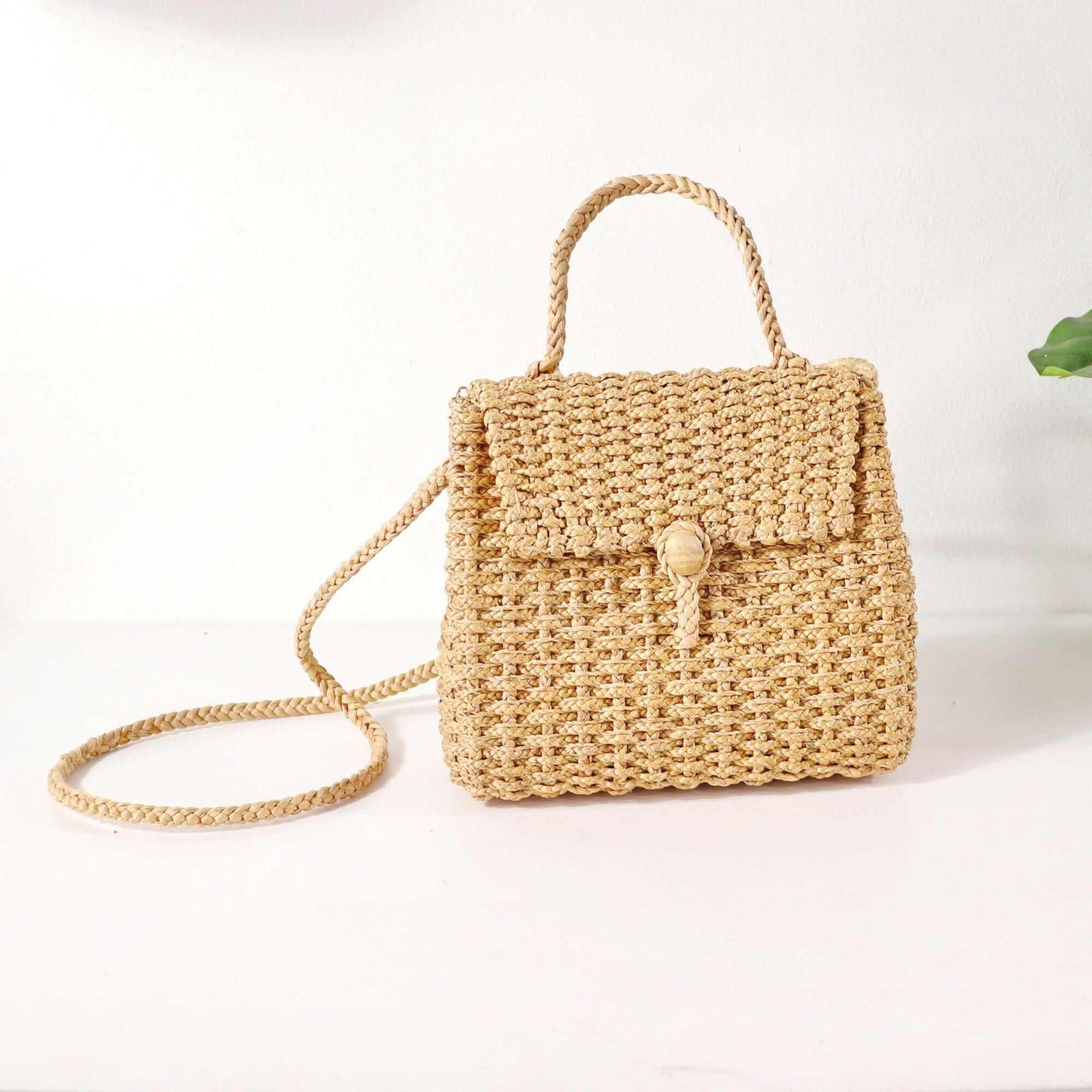 ANIKA- Straw Cross Body Bag