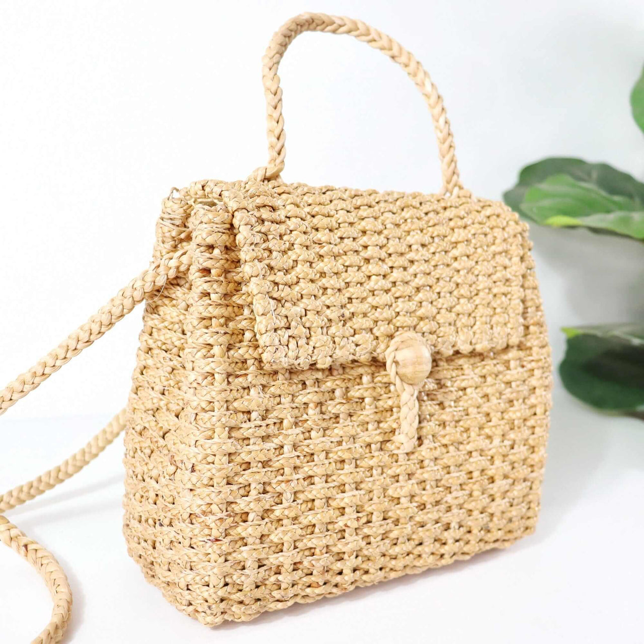 ANIKA- Straw Cross Body Bag