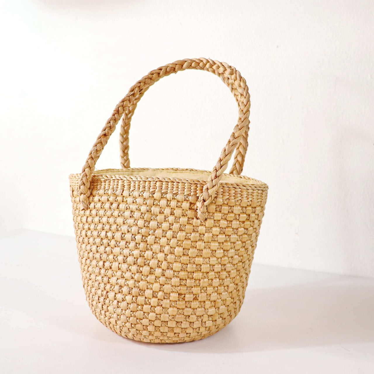 ANNMARIE - Straw Top Handle Bag