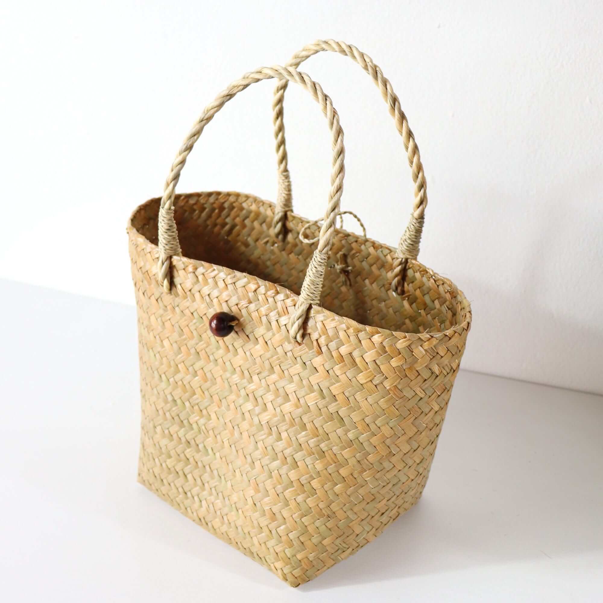 ASHA - Straw Basket Bag