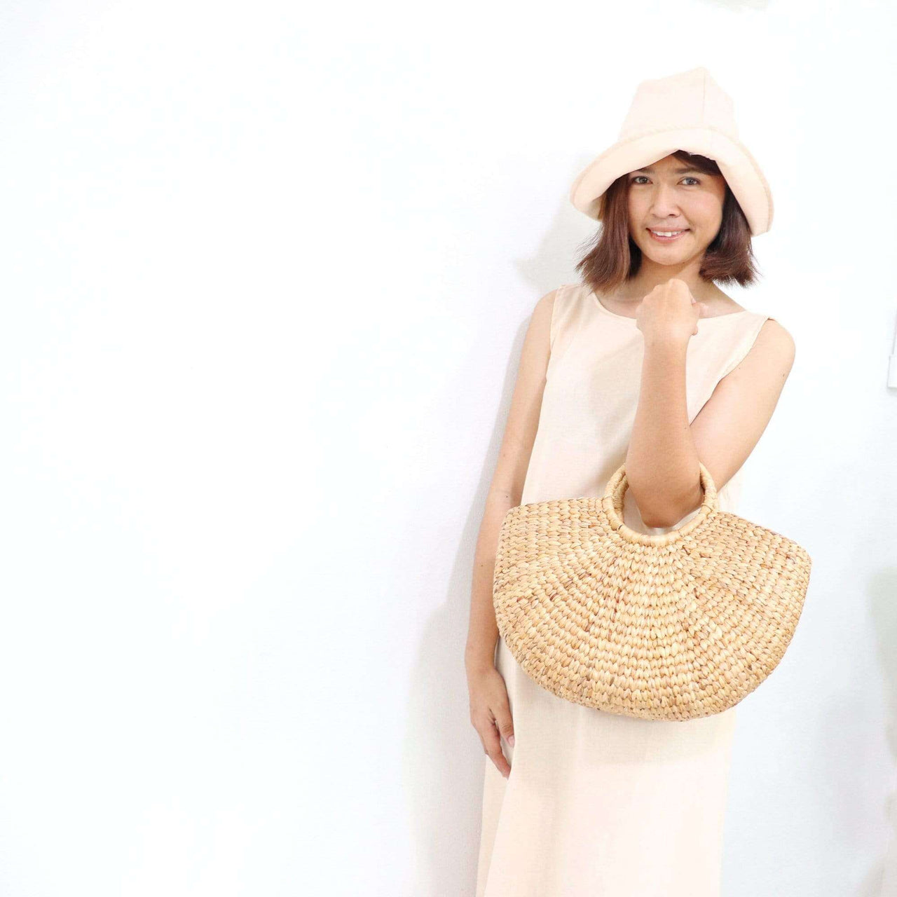 CHANISA - Straw Basket Bag