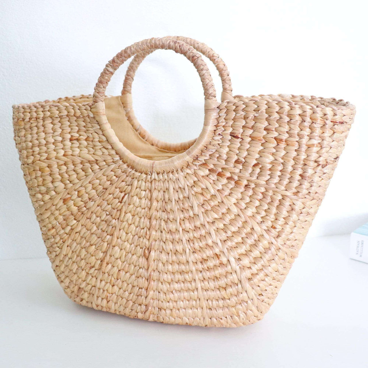 CHADA - Straw Basket Bag