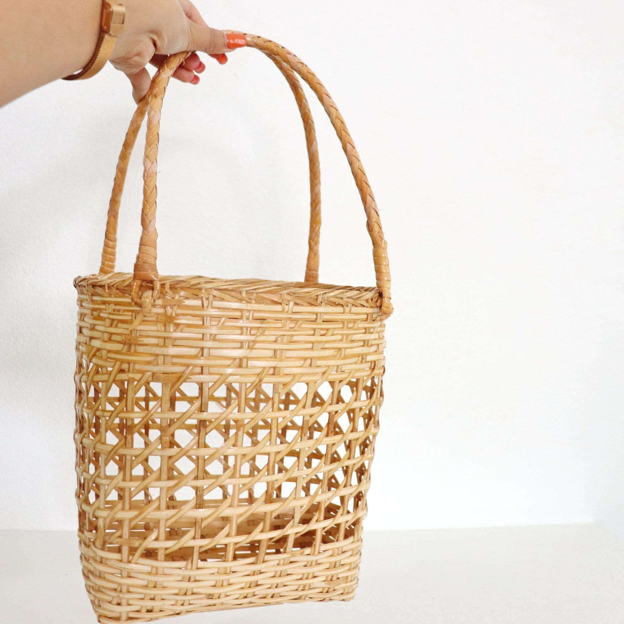 JITSIRI - Rattan Basket Bag